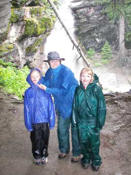 Michelle and her Girls at Baring Falls